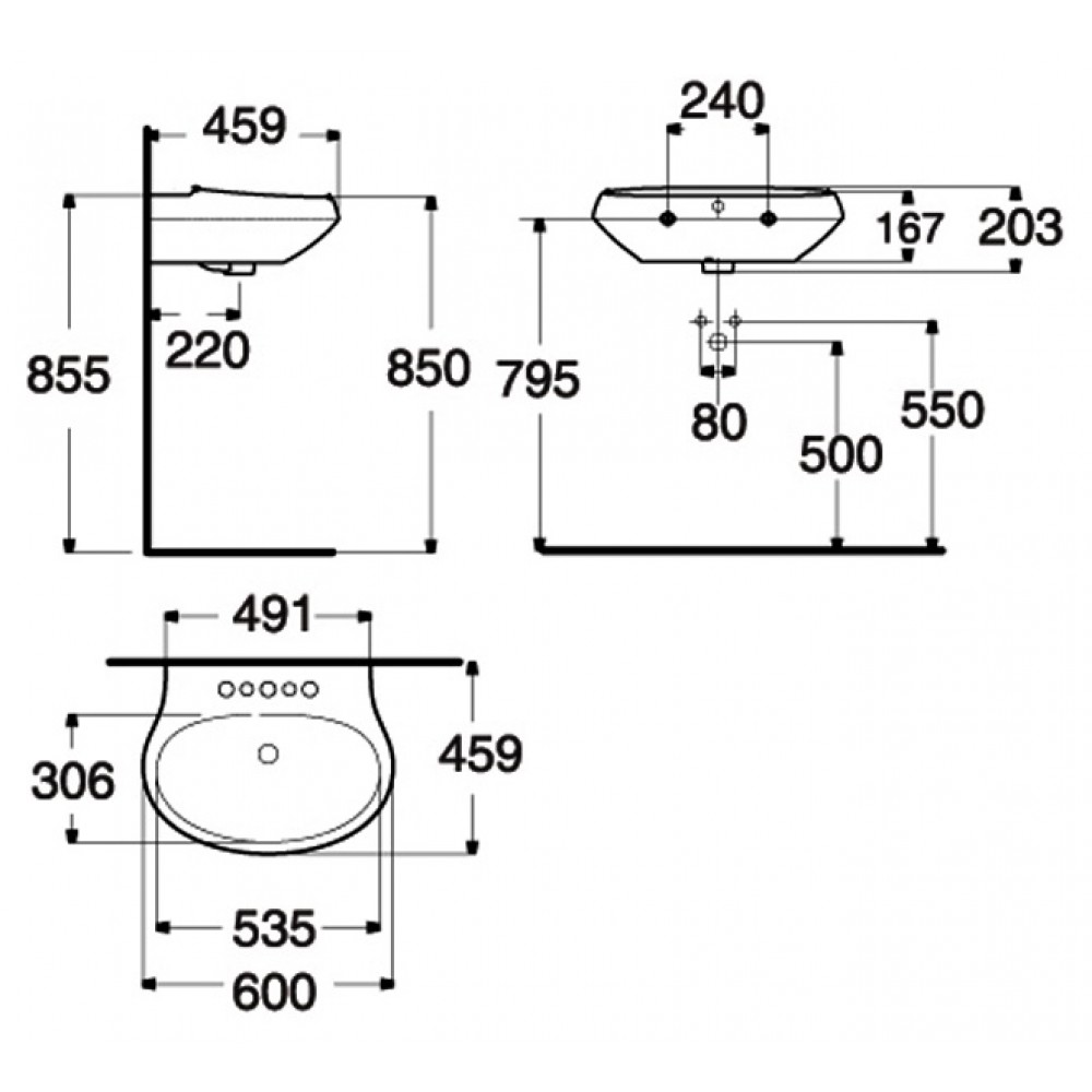 Chậu Lavabo American Standard WP-F511