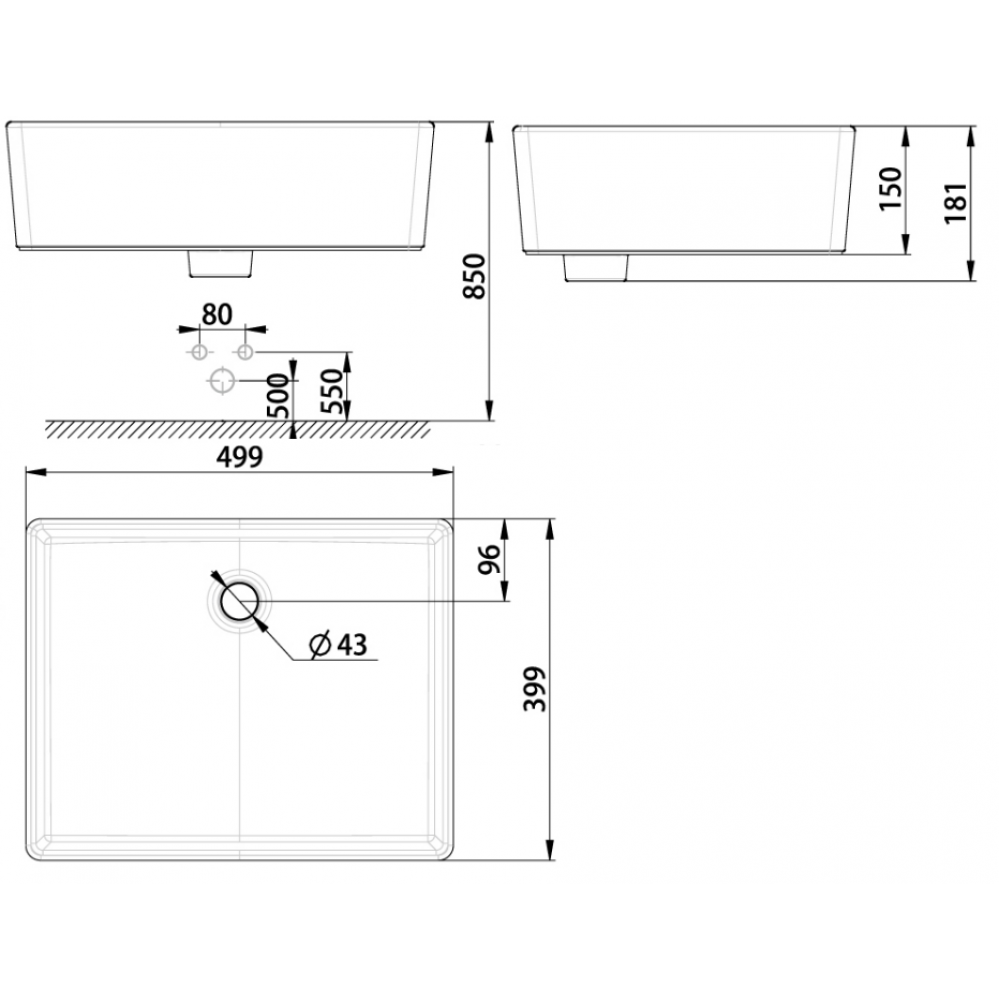 Chậu Lavabo American Standard WPF611