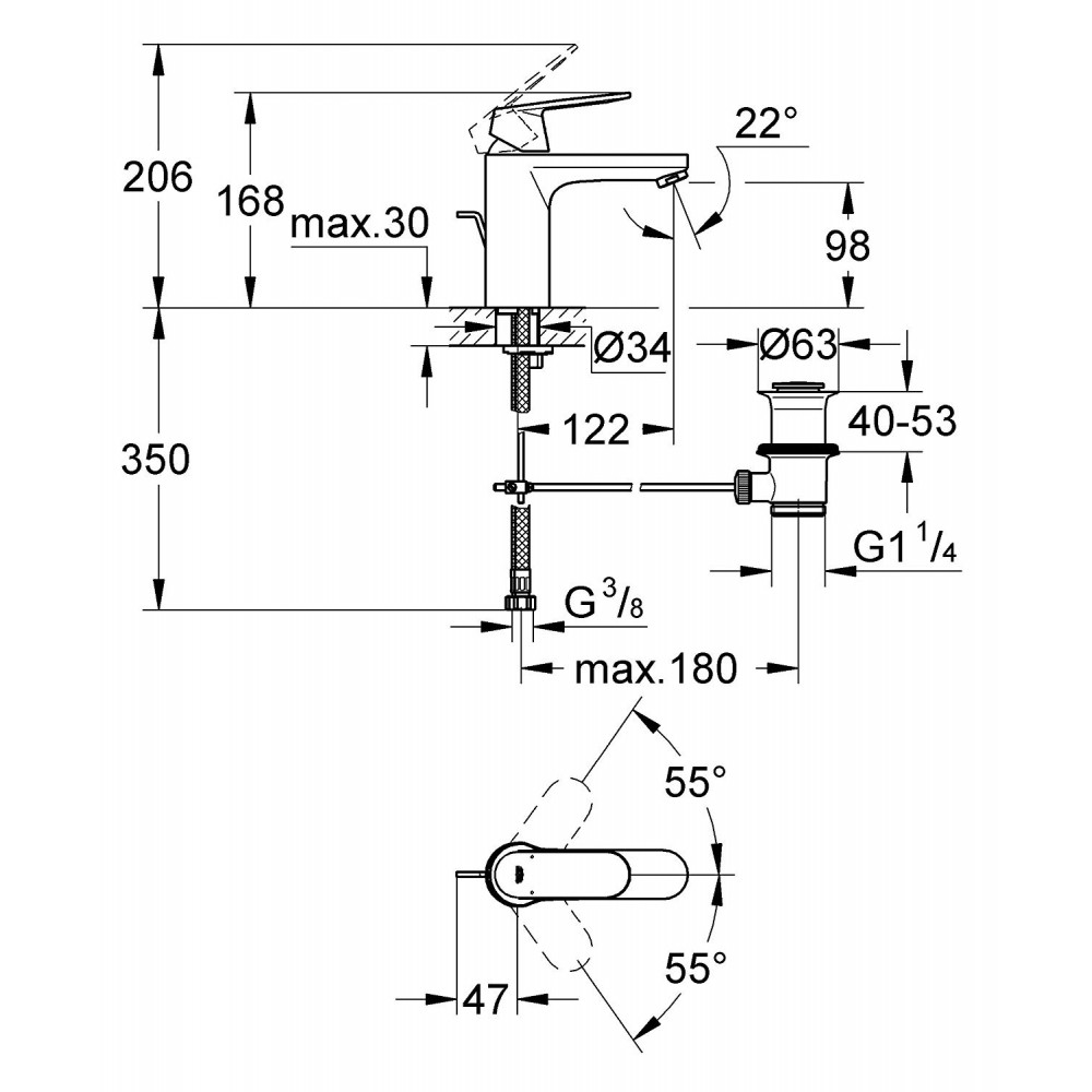 ban-ve-voi-chau-grohe-eurosmart-cosmo-size-m-23325000