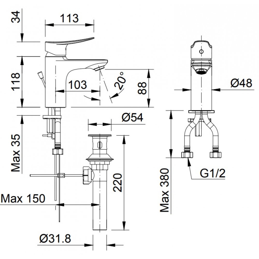 ban-ve-voi-lavabo-inax-LFV502S