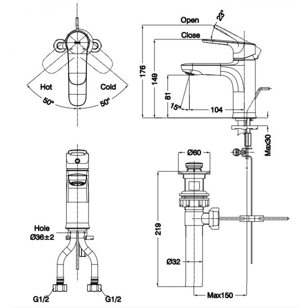 ban-ve-voi-lavabo-inax-lfv-1402s