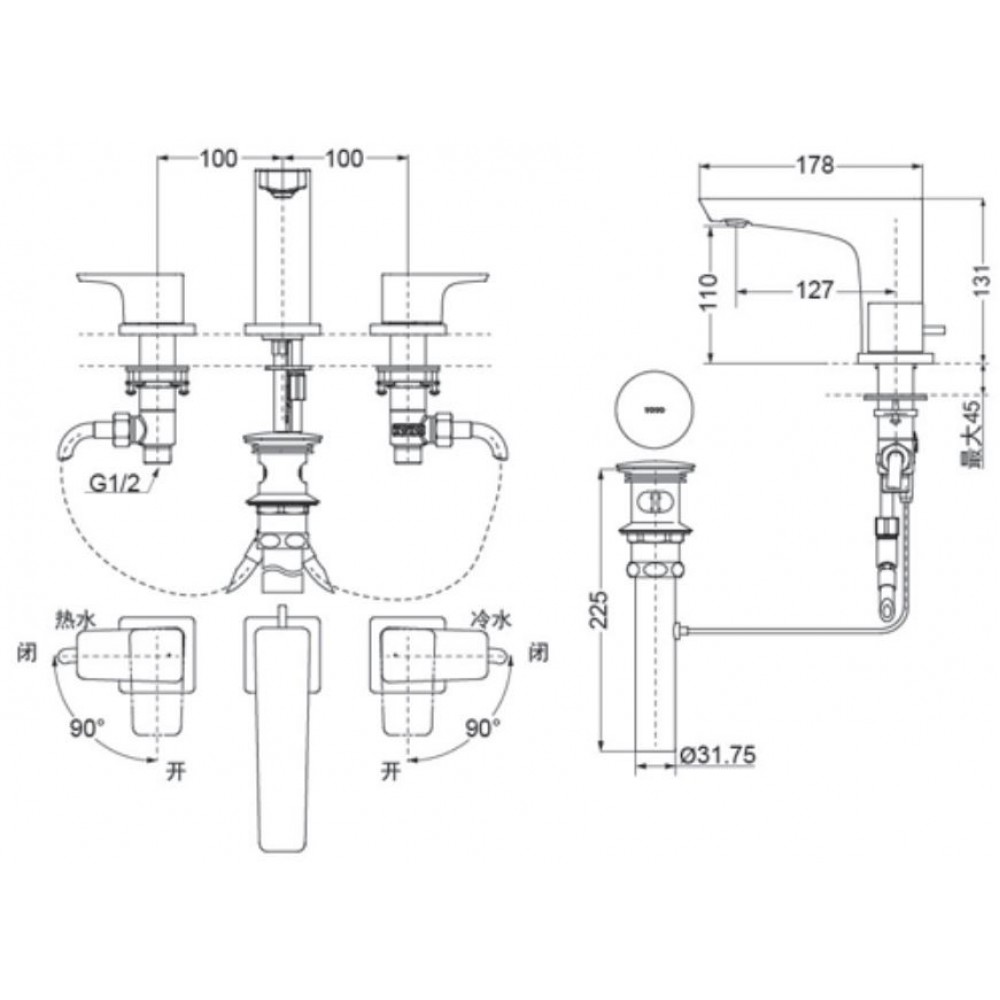 ban-ve-voi-lavabo-toto-tlg07201b