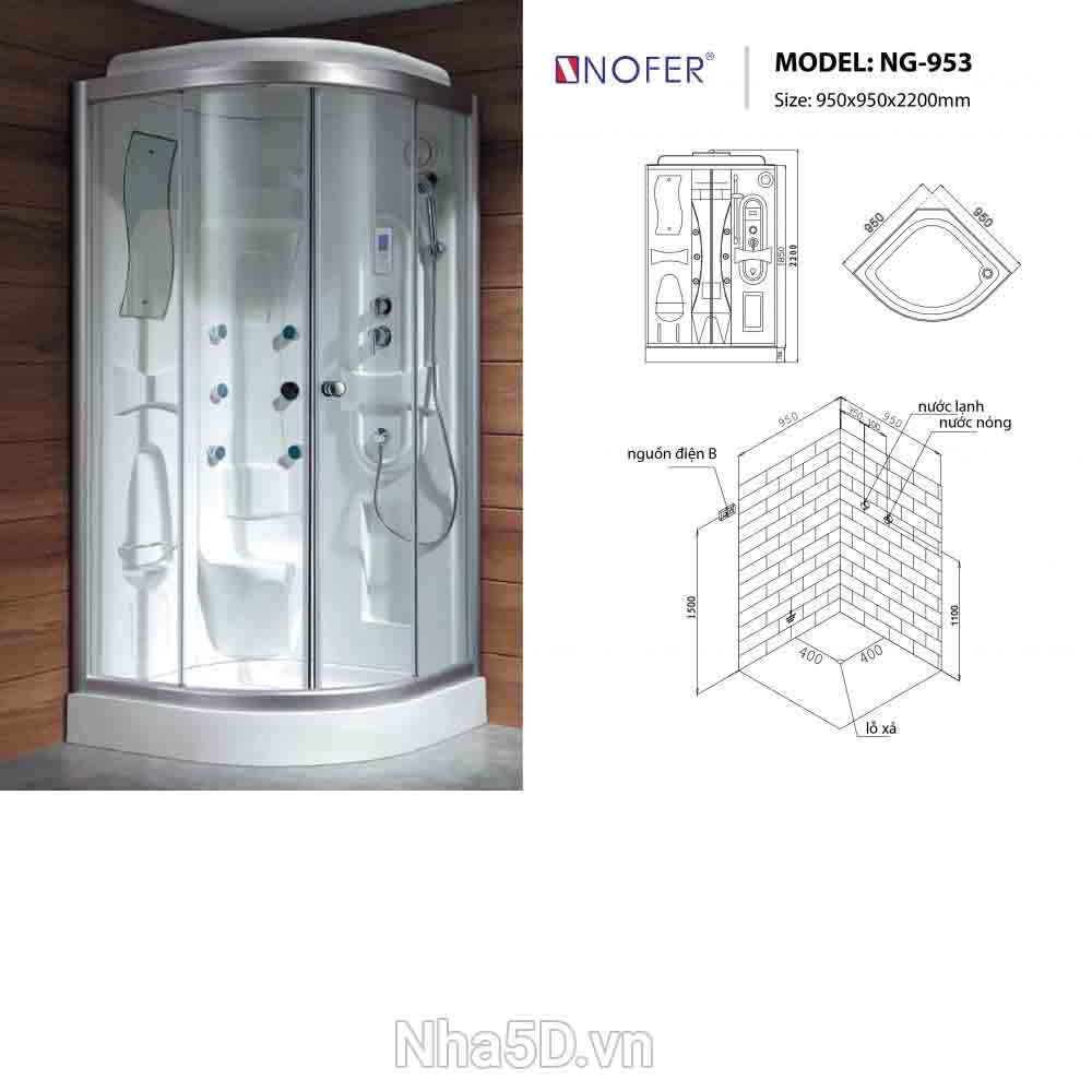 Phòng xông hơi NOFER NG993